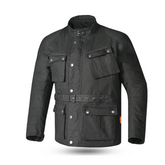 BELA TACTICAL WAX COTTON CHAQUETA HOMBRE NEGRO – Maximomoto ES