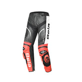 PANTALONI IN PELLE DA UOMO BELA X RACE NERO BIANCO ROSSO – Maximomoto ES