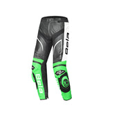 PANTALONI IN PELLE DA UOMO BELA X RACE NERO BIANCO VERDE – Maximomoto ES