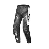 PANTALONI IN PELLE DA DONNA BELA X RACE NERO ANTRACITE BIANCO – Maximomoto ES