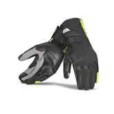 BELA - Guante Piel Iglo Winter WP Lady Negro/Amarillo Fluor – Maximomoto ES