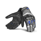 BELA - Guantes Textil Daring Gris/Negro/Azul – Maximomoto ES