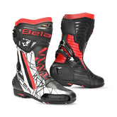 BELA AIR RIDER GP-1 BOTAS DE MOTO RACING NEGRO ROJO – Maximomoto ES