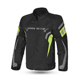 BELA HIGHLAND HOMBRE MOTO CHAQUETA NEGRO GRIS F,AMARILO – Maximomoto ES