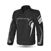 BELA HIGHLAND HOMBRE MOTO CHAQUETA NEGRO ICE GRIS – Maximomoto ES