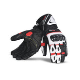 BELA - Leather Glove Rocket Long White/Red/Black – Maximomoto ES