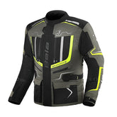 Casaco de tecido para motociclismo de homem BELA - WATSON, preto, caqui, amarelo e branco. – Maximomoto ES