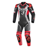 BELA X Race 2PC Mono De Moto Negro Blanco Rojo