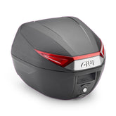 GIVI ML C30 Maleta Para Moto Negra Con Reflectores Rojos 30 L - Accesorios