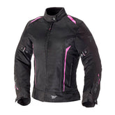 SEVENTY DEGREES SD-JT36 CHAQUETA DE MOTO VERANO TOURING MUJER NEGRO ROSA – Maximomoto ES