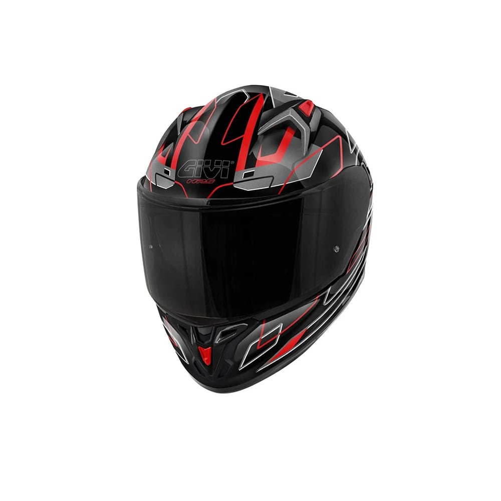 GIVI 50.9 Full Face Motorcycle Helmet Aggression Black Titanium Red (S – SECURTEX MOTOR S.L (t/a MaximoMoto)