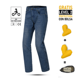 BELA DRIFTER PANTALON DE HOMBRE DENIM JEANS 32L MEDIO AZUL