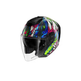 SHARK RS JET CARBON SHAYTAN Negro Verde Violeta Casco – Maximomoto ES
