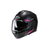 HJC- i100 Beis MC8SF casco integral modular de moto rosa