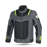 R-TECH SPIRAL MESH CHAQUETA DE VERANO HOMBRE GRIS NEGRO AMARILLO FLOUR – Maximomoto ES