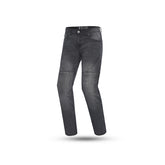 BELA - PANTALÓN DENIM JEANS ROCKER NEGRO VAQUERO