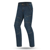 BELA - Pantalón Jeans Crack Azul Vaquero