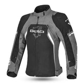 BELA CORDANIEL MUJER MOTO CHAQUETA NEGRO GRIS