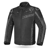 R-TECH Chaqueta Textil Knight Rider (Short) Negro/Antracita - CHAQUETA