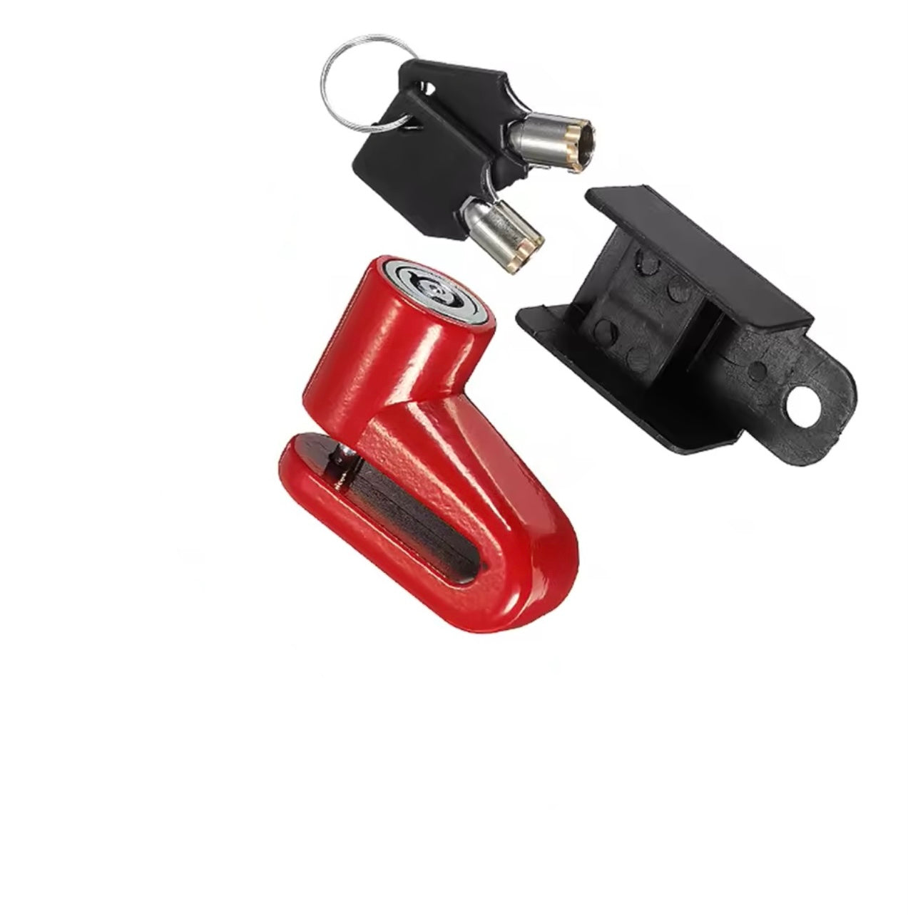 SHUA Candado Moto Antirrobo De Disco Rojo – SECURTEX MOTOR (t