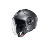 HJC i40N UNI Casco Abierto Para Scooter Titanio Semiplano