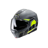 HJC i100 BEIS MC3HSF Modular-Motorradhelm, matt fluoreszierend gelbgrau – Maximomoto ES