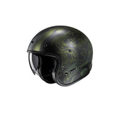 HJC V31 Flame MC4SF Casco de moto de estilo retro clásico