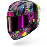 SHARK AERON FAWN Carbon Amarillo Violeta