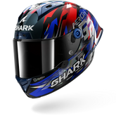 SHARK AERON-GP Fim Carbon Casco Integral De Moto Azul