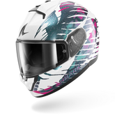 SHARK RIDILL 2 REPTAIA Motorradhelm Weiß Violett Cameleon – Maximomoto ES