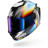 SHARK SPARTAN GT Pro Carbon Sthyr Casco Integral De Moto Blanco Cromo