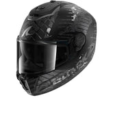 SHARK SPARTAN RS REPTAIA Mat NEGRO Anthra Casco De Moto