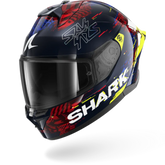 SHARK SKWAL CUP SPEED-VIB Azul Rojo Amarillo Casco De Moto
