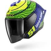 SHARK SKWAL JET CUP REPLICA GRANADO MAT CASCO DE MOTO AZUL VERDE AMARILO – Maximomoto ES