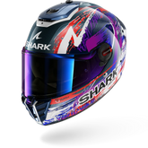 SHARK Spartan Rs Carbon Zarco Signature Casco Integral De Moto Violeta Blanco