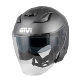 GIVI CASCO JET X31FIBER SOLID TITANIO MATE T54 – Maximomoto ES