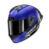 SHARK AERON GP BLANK DE CARBONO CASCO DE CARRERAS DE MOTO AZUL ANTRACITA(Maximo Moto S.L)