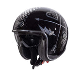 PREMIER VINTAGE NX CROMADO PLATA CASCO JET MOTO (maximo Moto S.L)