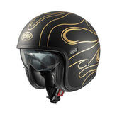 PREMIER VINTAGE FR CHROME GOLD BM JET MOTORRADHELM – Maximomoto ES