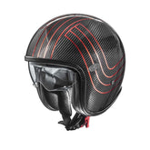 PREMIER VINTAGE PLATINUM ED CARBON EX CROMADO ROJO CASCO JET – Maximomoto ES
