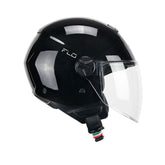 CGM 167A FLO MONO Abierto Jet Casco Negro