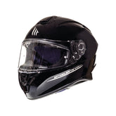 CASCO MT FF106 TARGO SOLID A1 NEGRO BRILLO