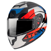 CASCO MT FU401SV ATOM SV W17 A7 AZUL PERLA BRILLO