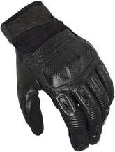 Gants de moto noirs perforés pour hommes MACNA RIME – Maximomoto ES