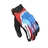 MACNA ASSAULT 2.0 HOMBRES GUANTES MOTO ERGOTHUMB ROJO AZUL - GUANTES