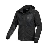MACNA BREEZE Herren-Motorrad-Hoodie mit Reißverschluss, schwarz – Maximomoto ES