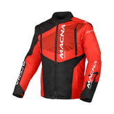 MACNA CREST Hombre Moto Softshell Chaqueta Negro Rojo – Maximomoto ES