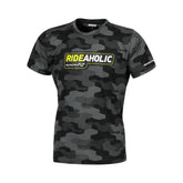 Macna Dazzle Rideaholic hombre Camiseta Negro Gris Amarillo Fluorescente – Maximomoto ES