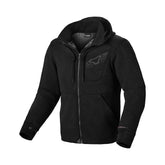 MACNA DISTRICT Hombre Moto Textil Capucha Chaqueta Negra – Maximomoto ES