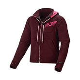 MACNA DISTRICT Mujer Textil Moto Capucha Chaqueta Rojo – Maximomoto ES